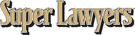 Logo Recognizing Brittain Law's affiliation with Super Lawyers